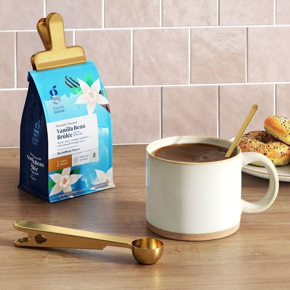 NWT Threshold 3 pc Coffee Scoop, Clip and spoon set - Picture 2 of 5